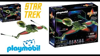 Star Trek Klingon Bird of Prey By Playmobil  71089  Lights amp Original Sounds [upl. by Yssej430]