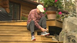 Alberta mans love of lightup sneakers goes viral [upl. by Repsac255]