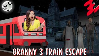 Train ESCAPE from GRANNYS HORROR HOUSE MAAR DAALA [upl. by Yeldnarb]