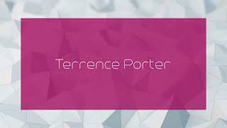 Terrence Porter  appearance [upl. by Liebermann]