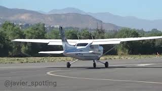 Cessna 182T Skylane CCAPZ Despegue y aterrizaje en SCTB [upl. by Aerdnuahs]