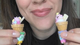 SassEsnacks ASMR Popin Cookin Ice Cream  Japanese Candy Kit  With Whispering amp Eating Sounds [upl. by Asum335]