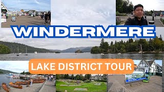 A DAY TOUR  WINDERMERE LAKE DISTRICT CRUMBIA ENGLAND [upl. by Eelarat]