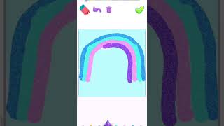 rainbow 🌈 screen painting 🖼 trendingvideo [upl. by Niliram]