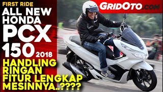 Honda PCX 150 2018  First Ride Review l GridOto [upl. by Nelson]