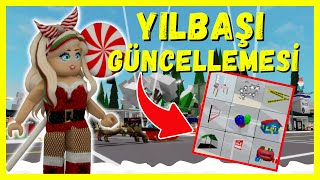 🎅YILBAŞI GÜNCELLEMESİ🎄ROBLOX Brookhaven🏡RP🎁 [upl. by Pembroke]