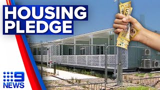 10 million pledged to turn Pinkenba quarantine facility into emergency housing  9 News Australia [upl. by Rhyner157]