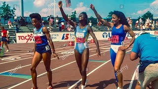 Gwen Torrence vs Florence Griffith Joyner vs Evelyn Ashford  US Trials 88 Indianapolis 100m [upl. by Zacarias]