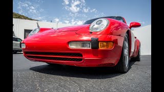 1996 Porsche 911 Cabriolet test drive at Laguna Classic Cars [upl. by Adelind]