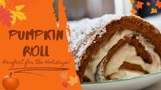 Pumpkin Roll  Moist  Tasty  Quick To Make [upl. by Clapp]