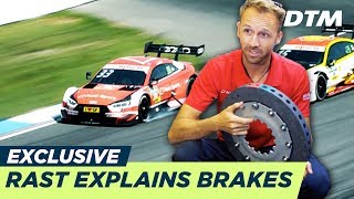 René Rast explains the Brakes of the DTM cars  DTM Exclusive [upl. by Noied107]