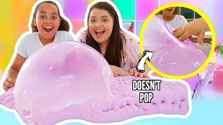 We Made The Thickest Slime In The World FT Tiana [upl. by Nosnirb]