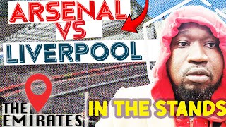 IN THE STANDS  REFS A CUN strictostrict  ARSENAL 2 2 liverpoolvlog fancam AFTVSTRICTO [upl. by Ecyal]