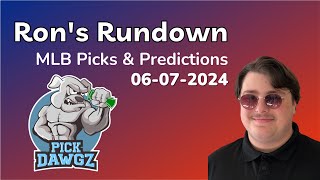 MLB Picks amp Predictions Today 6724  Rons Rundown [upl. by Alard]