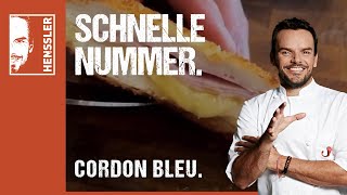 Schnelles Fleischgericht Hähnchen Cordon Bleu von Steffen Henssler [upl. by Ellicul]