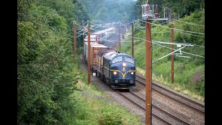 MZ 1459  Tørfisken med Abø MY 1152  1833 med Mærsk samt MY 1146  1831 med Cement  Juli 2024 [upl. by Leonardi51]