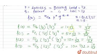 Five coins are tossed 3200 times Find the expected frequencies of Class 12 MATH  Doubtnut [upl. by Eeima912]