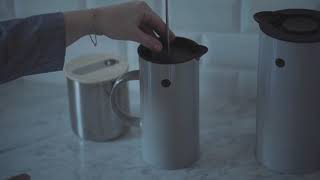 SteltonEM77 electric kettle and press tea makergrey2018 [upl. by Ellehcyar417]