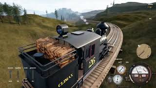 Uncut road to Sawmill in Railroads Online [upl. by Alarise]