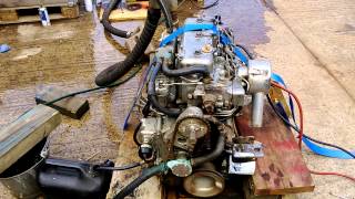 Yanmar 3QM30 30hp Marine Diesel Engine [upl. by Serafine242]