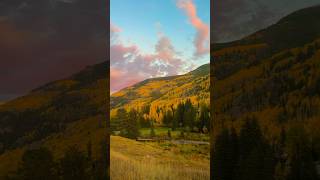 Vail Colorado in autumn 🍁 vail colorado autumnfoliage [upl. by Duaner]