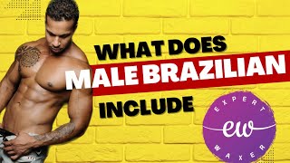 What does Male Brazilian wax include [upl. by Enelkcaj]