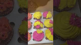 Floral Cupcakes box of 12😍 homemade delicious cupcakes shortsvideos dessert original [upl. by Yecaw722]