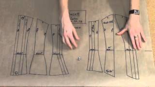 How to Grade up a Corset Pattern Draft to Fit the Client [upl. by Neeruan]