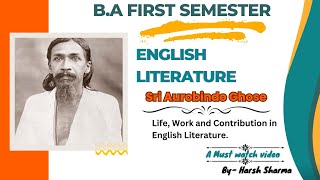 Day1  BA 1st Semester English Chapter 1 detailed class  ba1styear baenglish [upl. by Enaitsirk]