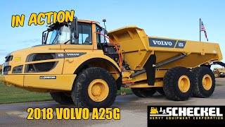 2018 Volvo A25G Running [upl. by Ahsienom]