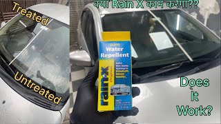 Full Review Rain X Glass Water Repellent  Application  Testing  Turtle clearvue  windshield [upl. by Hadeehuat981]