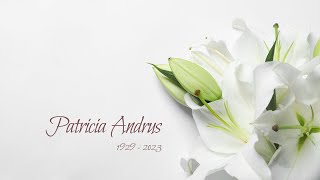 November 10 2023 · Patricia Andrus [upl. by Ahseekat504]