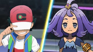 Pokemon Battle Ash Vs Acerola [upl. by Atrice934]