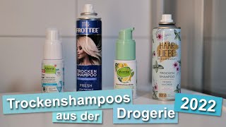 Trockenshampoos aus der Drogerie 2022 meine Empfehlungen [upl. by Ytinav]