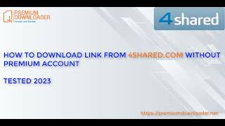 Download file from 4sharedcom without buy premium account  Working on 2023  FREE in description [upl. by Elysia]