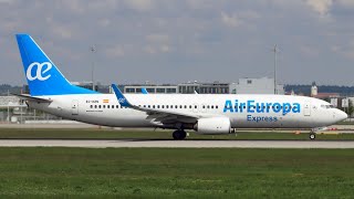 Air Europa Boeing 737800 Takeoff from Palma De Mallorca 4K [upl. by Giusto]