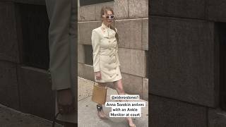 Anna Sorokin arrives with an Ankle Monitor at Manhattan Court in New York nyc fashion annadelvey [upl. by Anrol380]