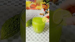 Bitter Gourd Juice  healthy recipe especially for diabetes  viral shorts drink [upl. by Liu]