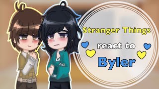 Strangers Things react to Byler [upl. by Fasto]