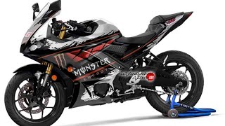 DECAL NEW YAMAHA R25 FACELIFT 2019 [upl. by Gert]