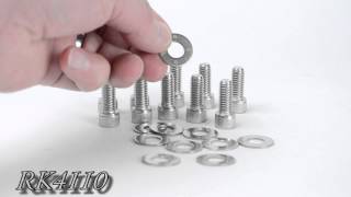 RK4110 Dana 303544 Axle Stainless Steel Differential Cover Bolt Kit [upl. by Ahseim]