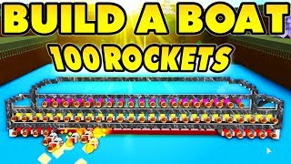 Build a Boat MISSILE LAUNCHER 100 TNT Rockets [upl. by Claybourne]