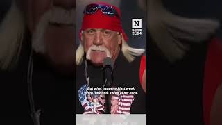 Hulk Hogan Rips Shirt Of At RNC [upl. by Anitak]