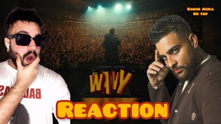 WAVY OFFICIAL VIDEO KARAN AUJLA  Reaction Video [upl. by Esilec923]