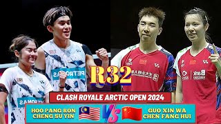 HEBAT🇲🇾Hoo Pang RonCheng Su Yin Beraksi Cemerlang Mara Ke Pusingan R16🔥 Arctic Open 2024 [upl. by Hannon274]