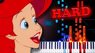 Part of Your World from The Little Mermaid  Piano Tutorial [upl. by Nyladgam]