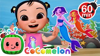 Mermaid Swimming Song  Singalong  More CoComelon Nursery Rhymes amp Kids Songs  Dance Party Mix [upl. by Gnuhn242]