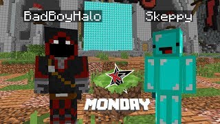 Skeppy Minecraft Monday  10000 Hunger Games w BadBoyHalo [upl. by Filler814]