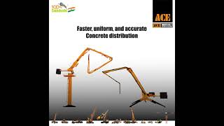 ACE Concrete Placer Boom – engineered for precision and efficiency [upl. by Lody]