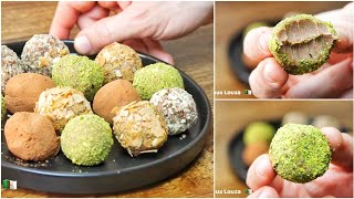 les truffes recette simple et facile  وصفة تروف سهلة و بسيطة [upl. by Yelac500]